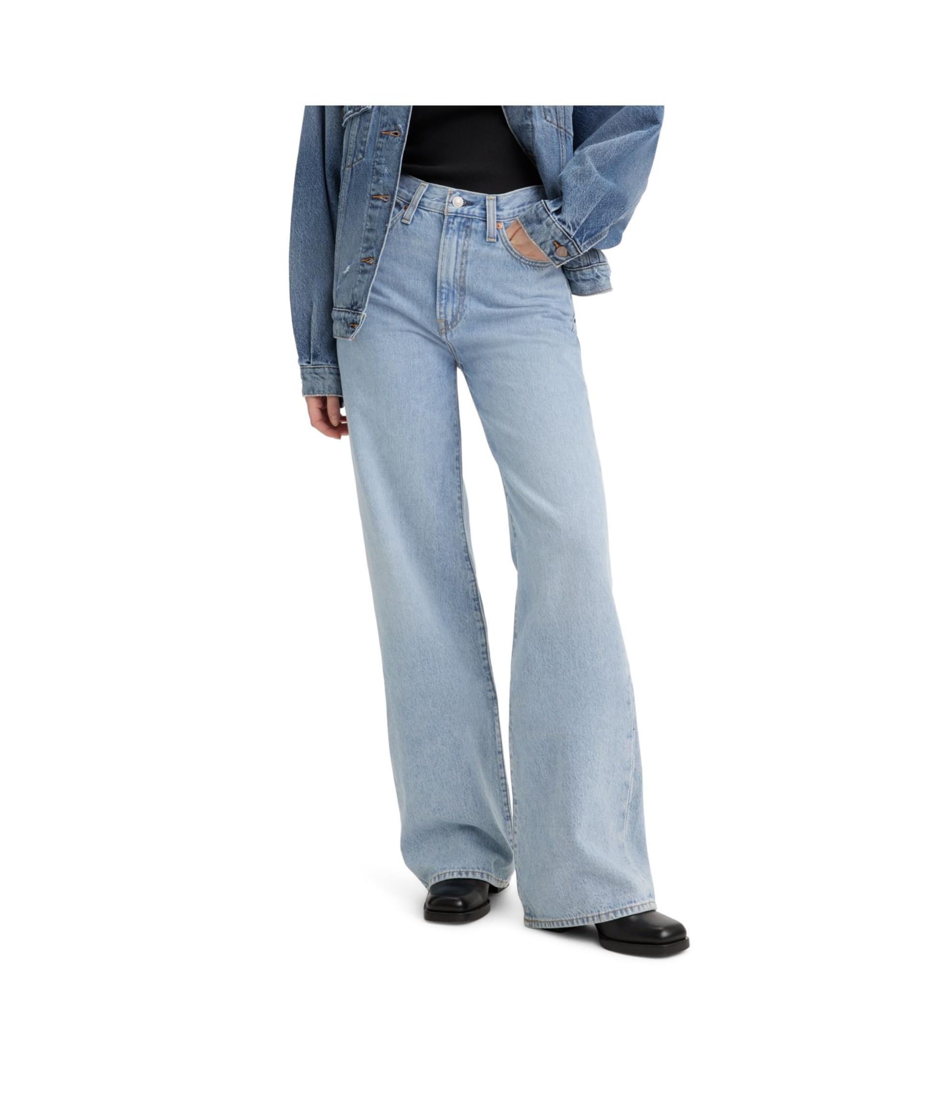 

Джинсы Levi's Premium Ribcage Wide Leg Jeans, цвет Far and Wide