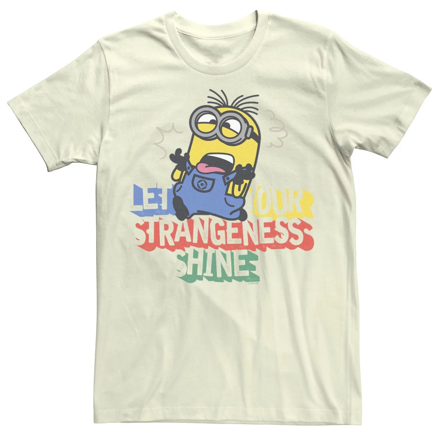 

Мужская футболка Despicable Me Minions Let Your Strangeness Shine Licensed Character