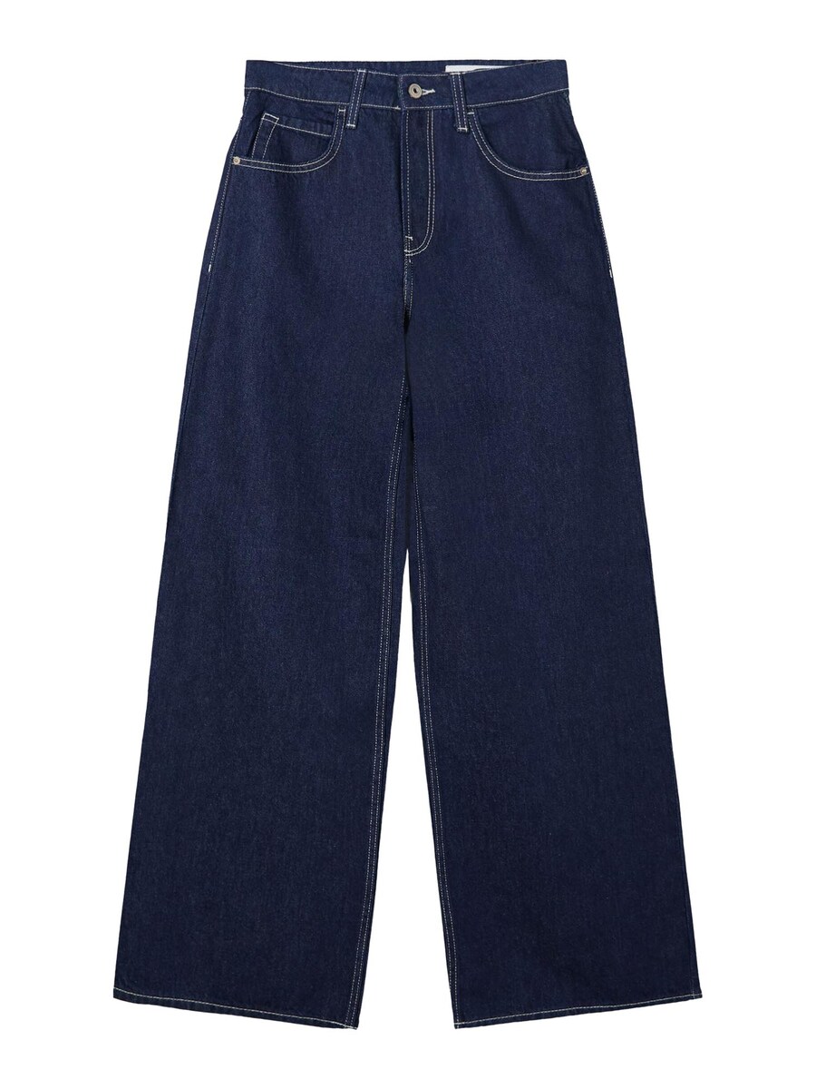 

Джинсы с широкими штанинами Bershka, Blue denim