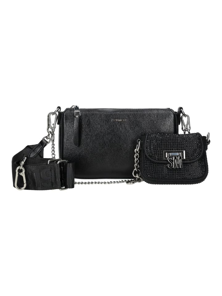 

Наплечная сумка Steve Madden, цвет schwarz/silber
