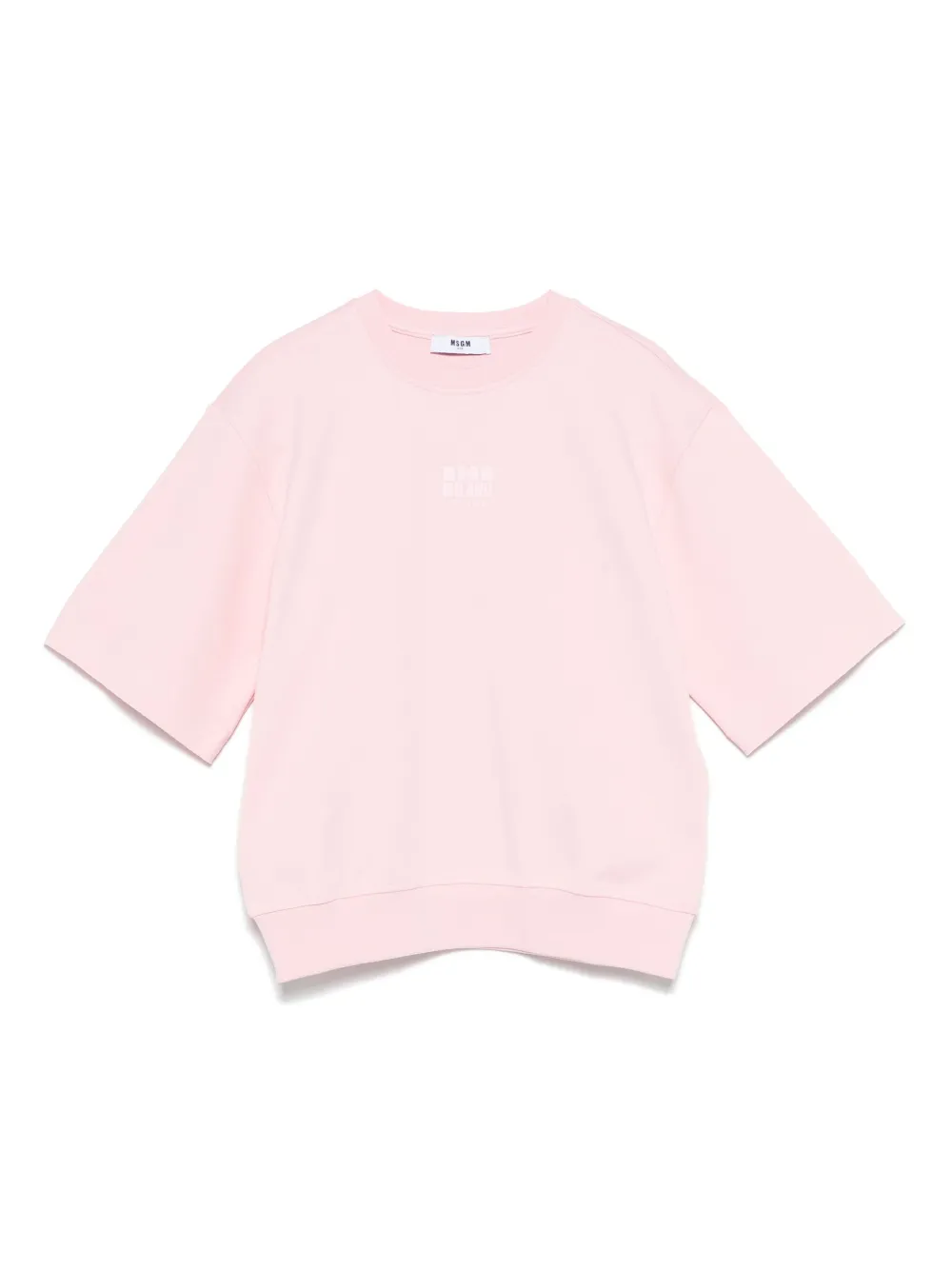 

Футболка с логотипом MSGM Kids, розовый