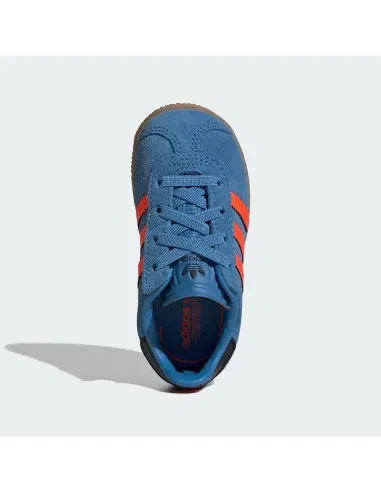 Кроссовки низкие Gazelle, Adidas, фокусно-синий / солнечно-оранжевый / черный — фото 3
