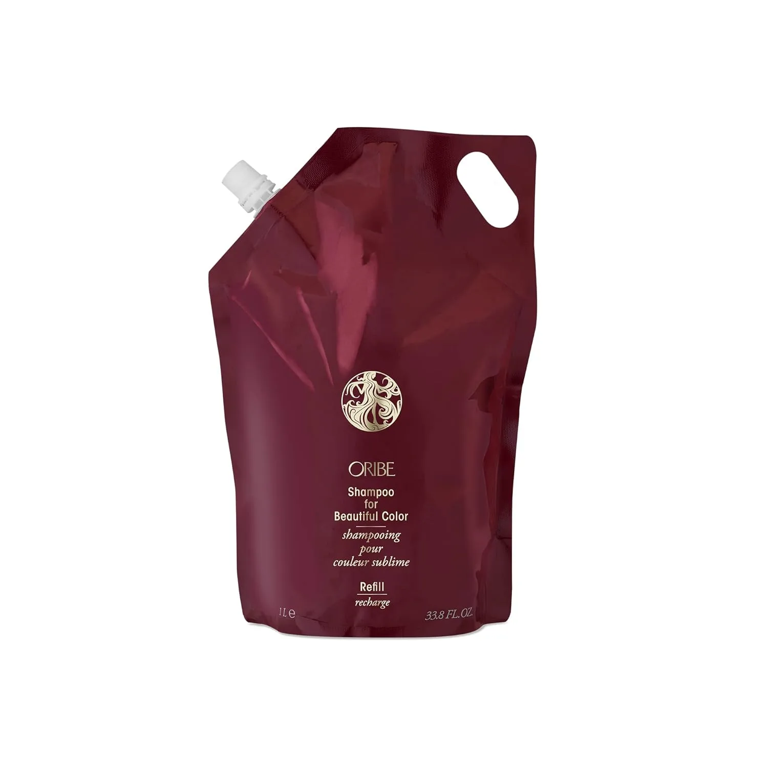 Oribe шампунь для сохранения цвета - защищает цвет, придает блеск и предотвращает вымывание, увлажняет, смягчает и укрепляет волосы, для всех типов волос, 33,8 унции (литровая заправка)