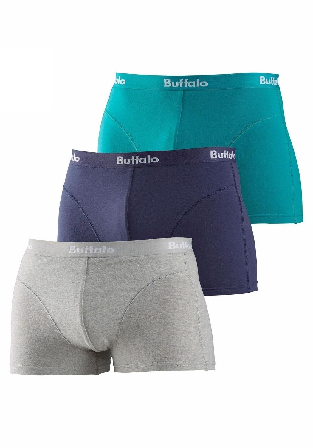 

Боксеры Buffalo Boxer, цвет navy, türkis, grau-meliert