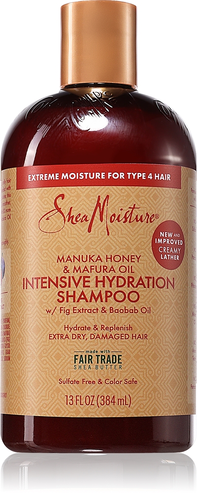 

Интенсивный увлажняющий шампунь с медом манука и маслом мафура для сухих и поврежденных волос Shea Moisture, 384 мл