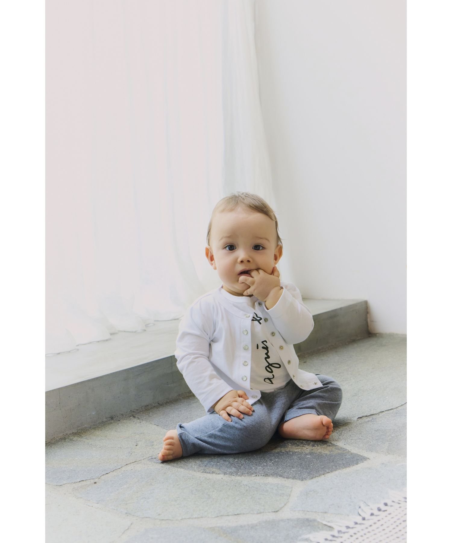 Детские штанишки Agnes b. ENFANT, Gray — фото 4