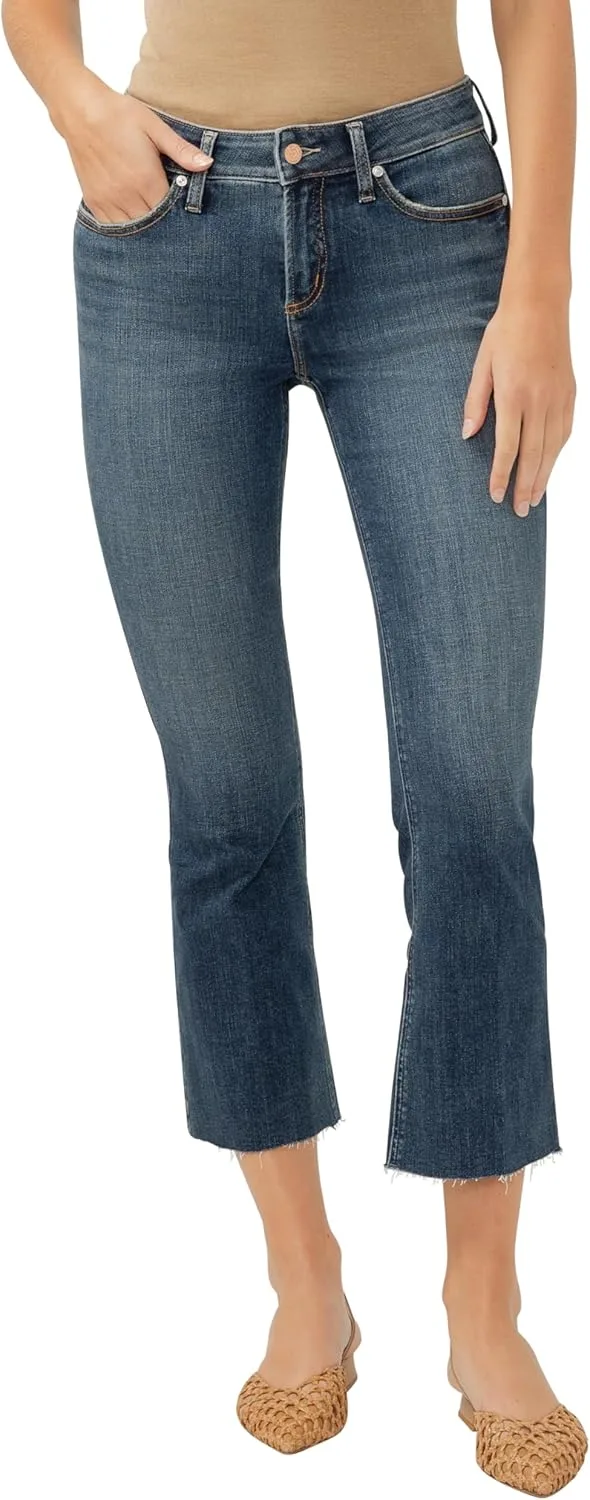 

Silver Jeans Co. Женские джинсы Suki Mid Rise Curvy Fit Wide Leg