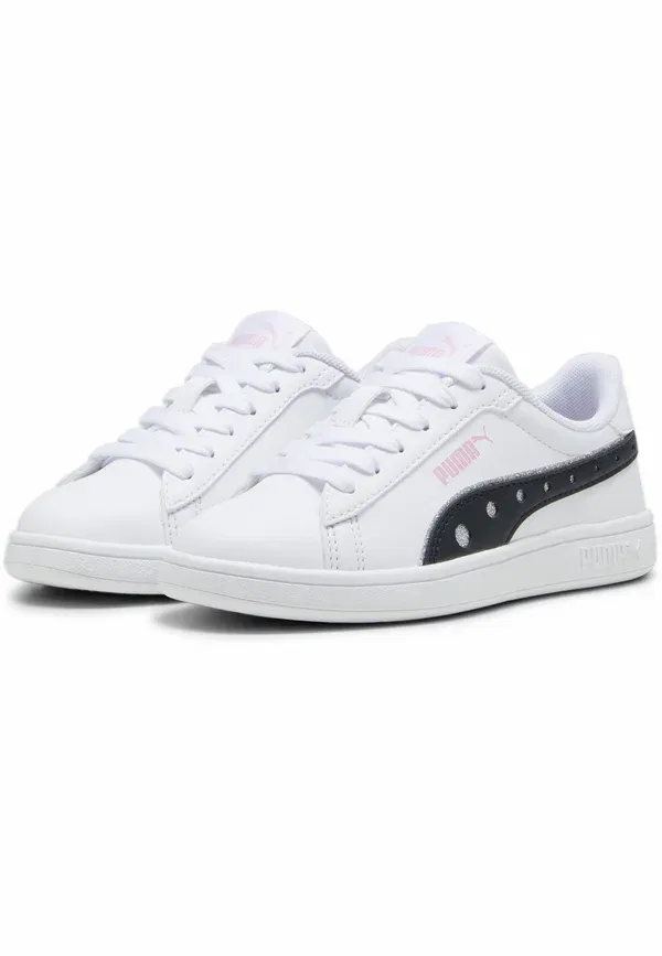 Кроссовки Puma Smash 3.0 Dance Party, белый, черный, розовый, сиреневый — фото 2