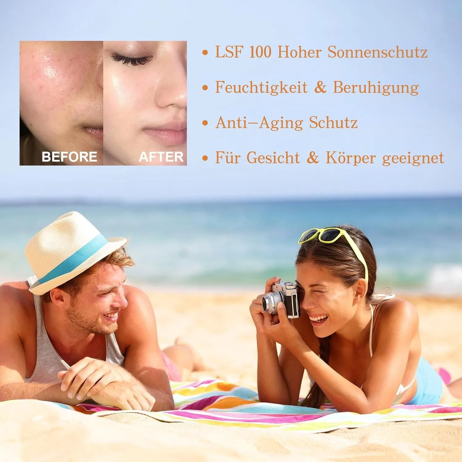 Солнцезащитный крем SPF 100 для лица и тела Albsknblue — фото 2