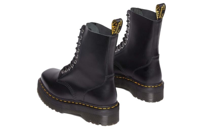 Ботинки Martin Dr.Martens 1490 Женские, Black/Yellow — фото 4