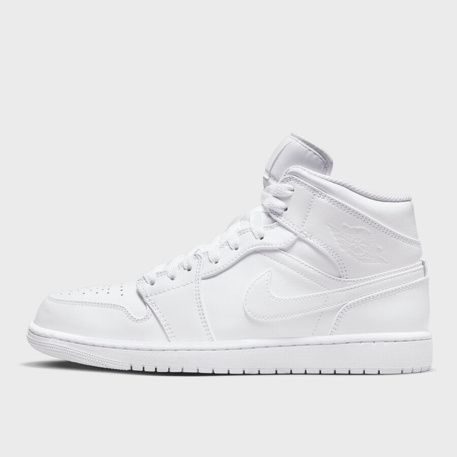 

Кроссовки Air Jordan 1 Mid JORDAN, цвет white/white/white