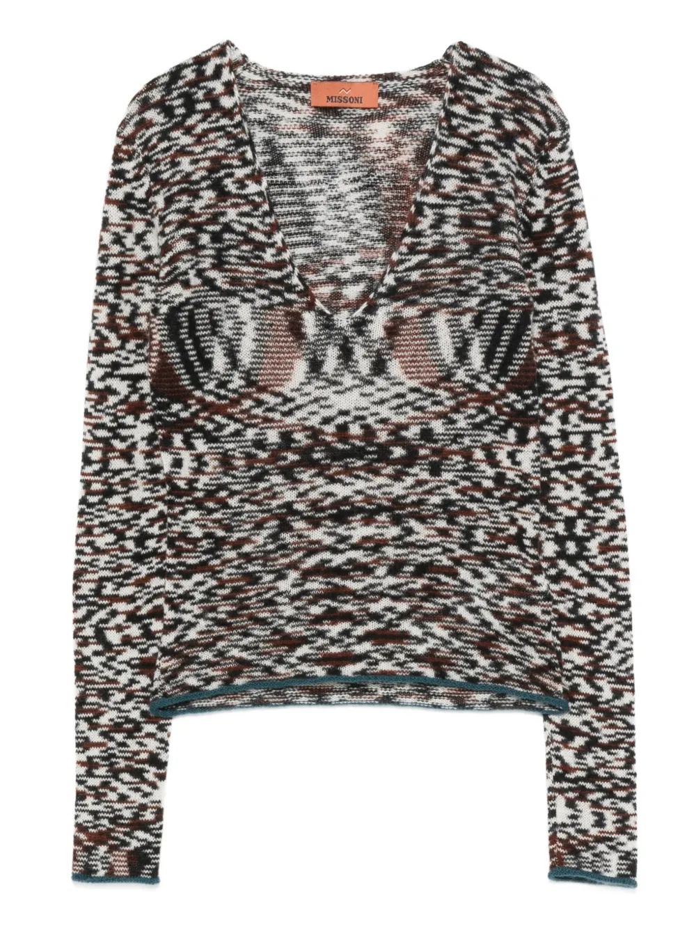 

Джемпер с узором «пламя» Missoni, черный