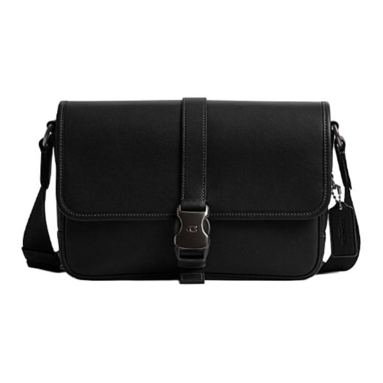 

COACH Кожаная сумка кроссбоди мужская черная