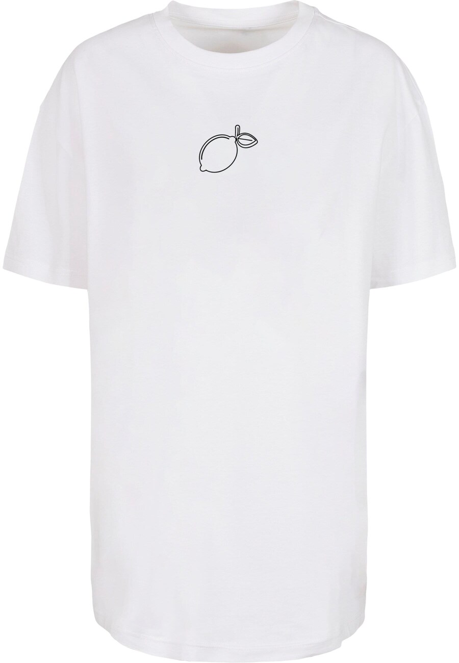 

Топ оверсайз Merchcode Oversized Shirt Summer - Lemon, белый