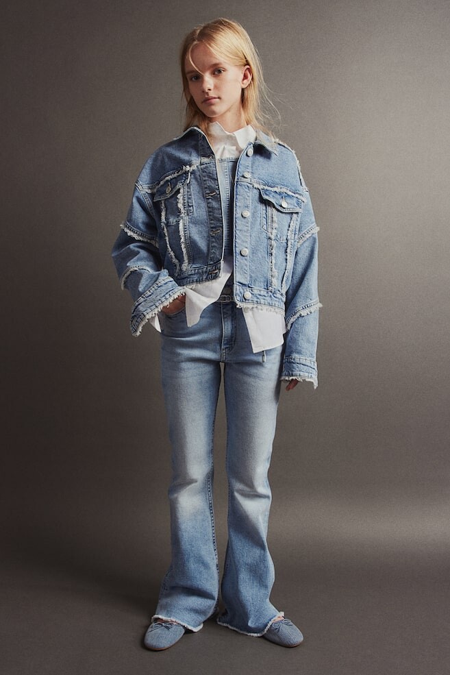 

Расклешенные джинсы H&M, синий