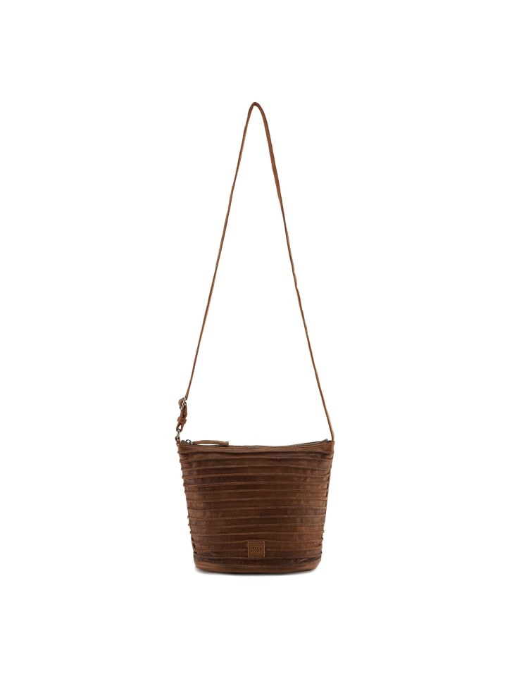 

Сумка через плечо Riffelinchen из кожи, 23 см, карамельного цвета FREDs BRUDER