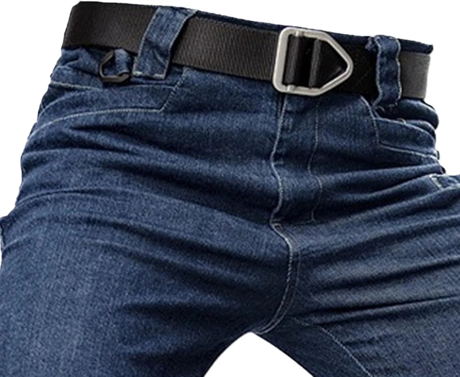 Джинсы свободные Cowboy Pants, синие — фото 2
