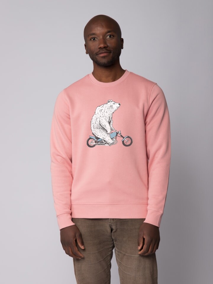 

Толстовка wat Apparel Bär auf Bike, цвет canyon pink