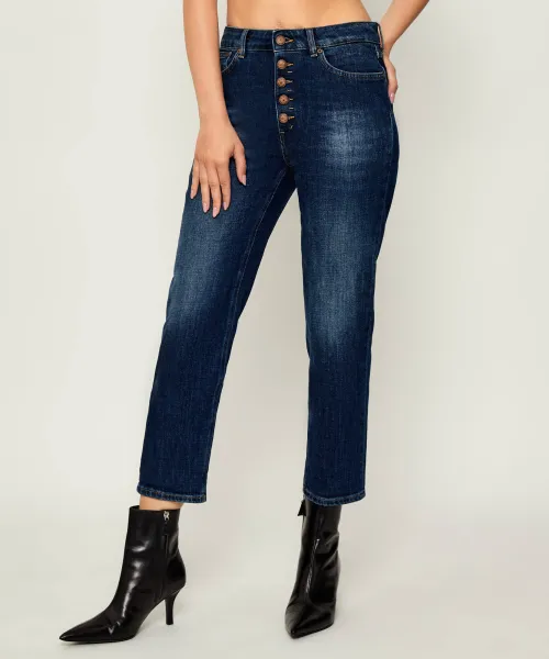 

Джинсы Кунс Loose fit Dondup - Made In Italy, синий