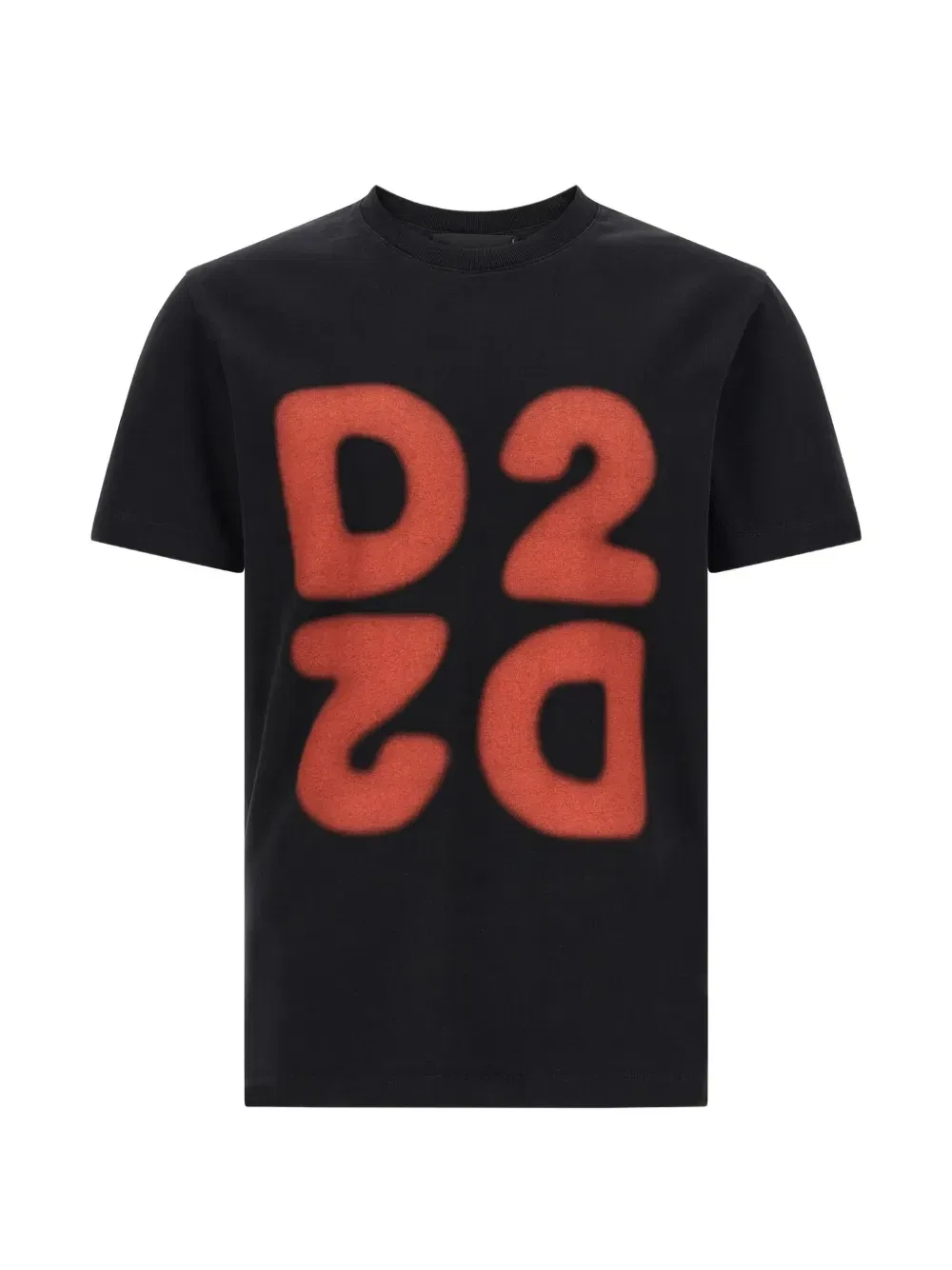 Футболка D2 вверх ногами DSQUARED2, черный