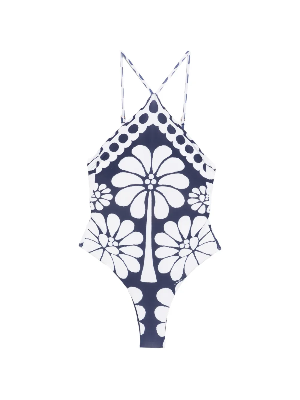 

Купальник с принтом FARM Rio, синий