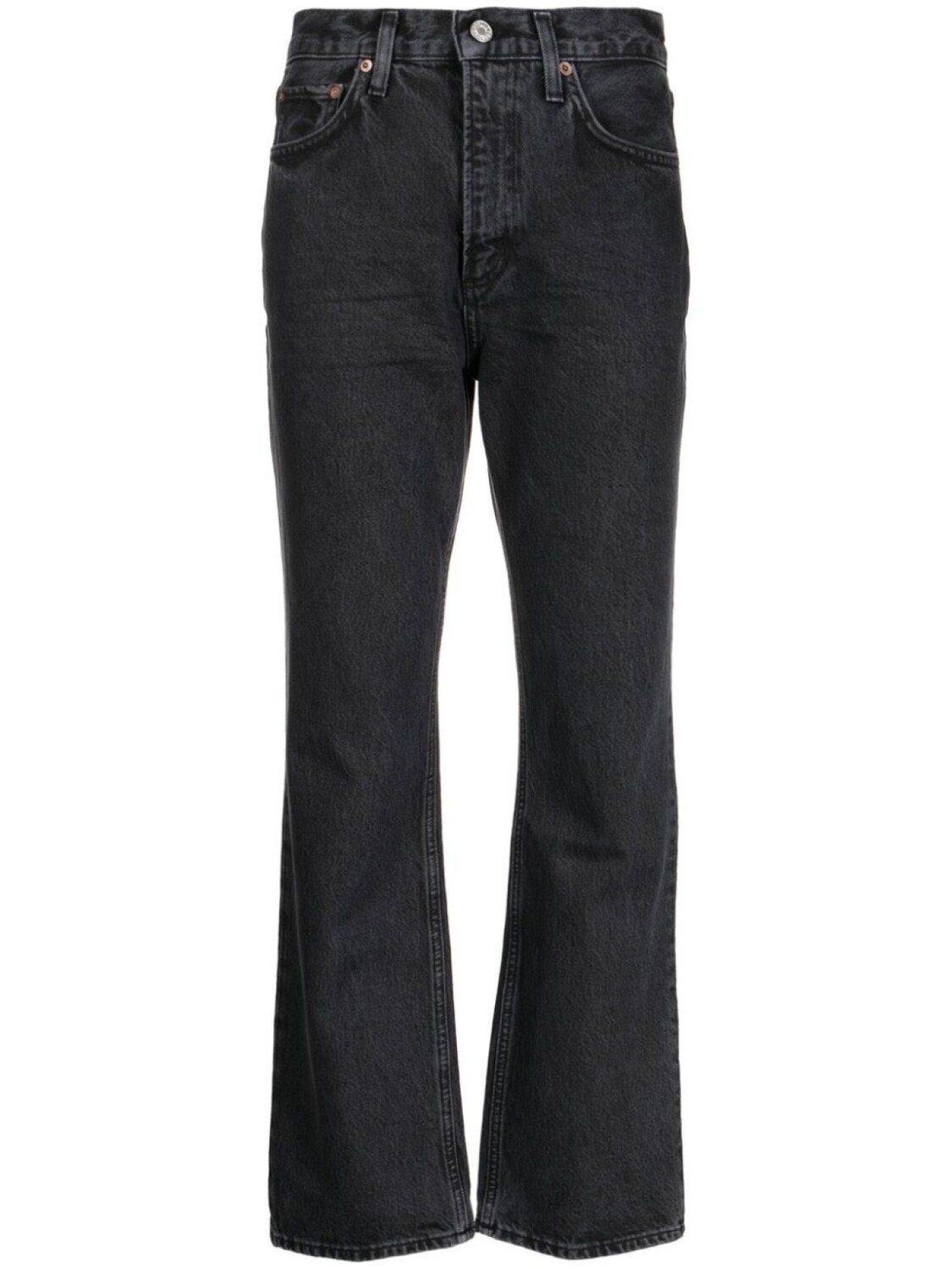 

Джинсы bootcut с завышенной талией AGOLDE, черный