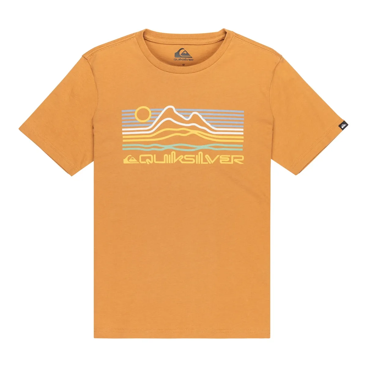 

Детская футболка Ev Light Waves Quiksilver, коричневый