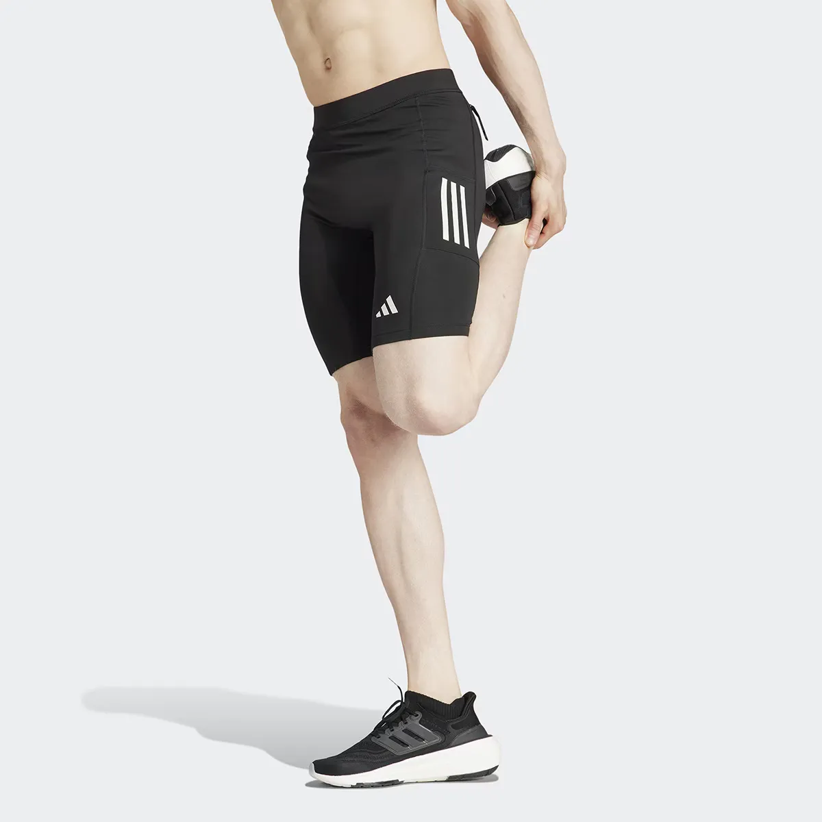 

Мужские короткие леггинсы Adidas Own the Run, черный