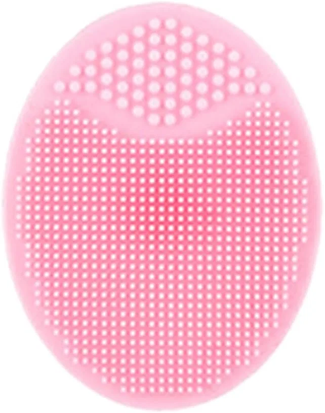 Скраб-щетка для лица Silicone SKKWJEGE Pink