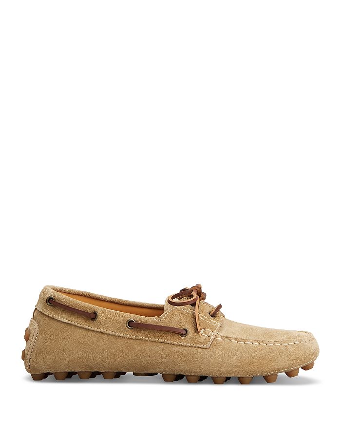 

Мужские лоферы Boat Gommino Bubble из замши Tod's, коричневый/бежевый