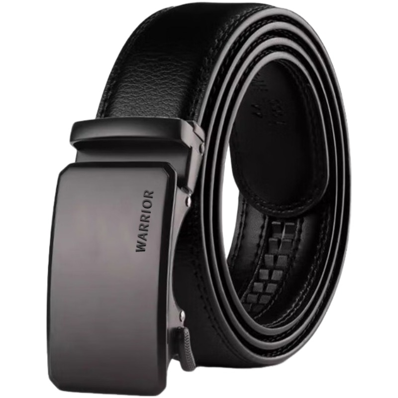 

Ремень из спилка кожи коровы Unisex 35CM WARRIOR, черный