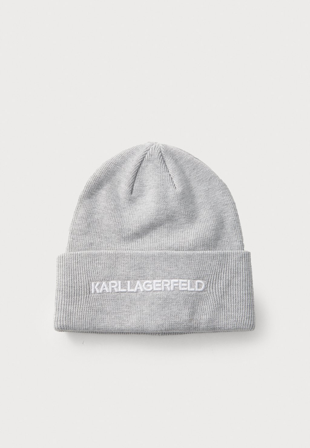 

Шапка K/ESSENTIAL BEANIE KARL LAGERFELD, серый