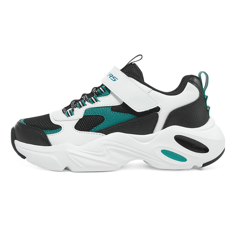 

Кроссовки Stamina Airy Kids Lifestyle GS Low-top Белый/Черный/Зеленый Skechers