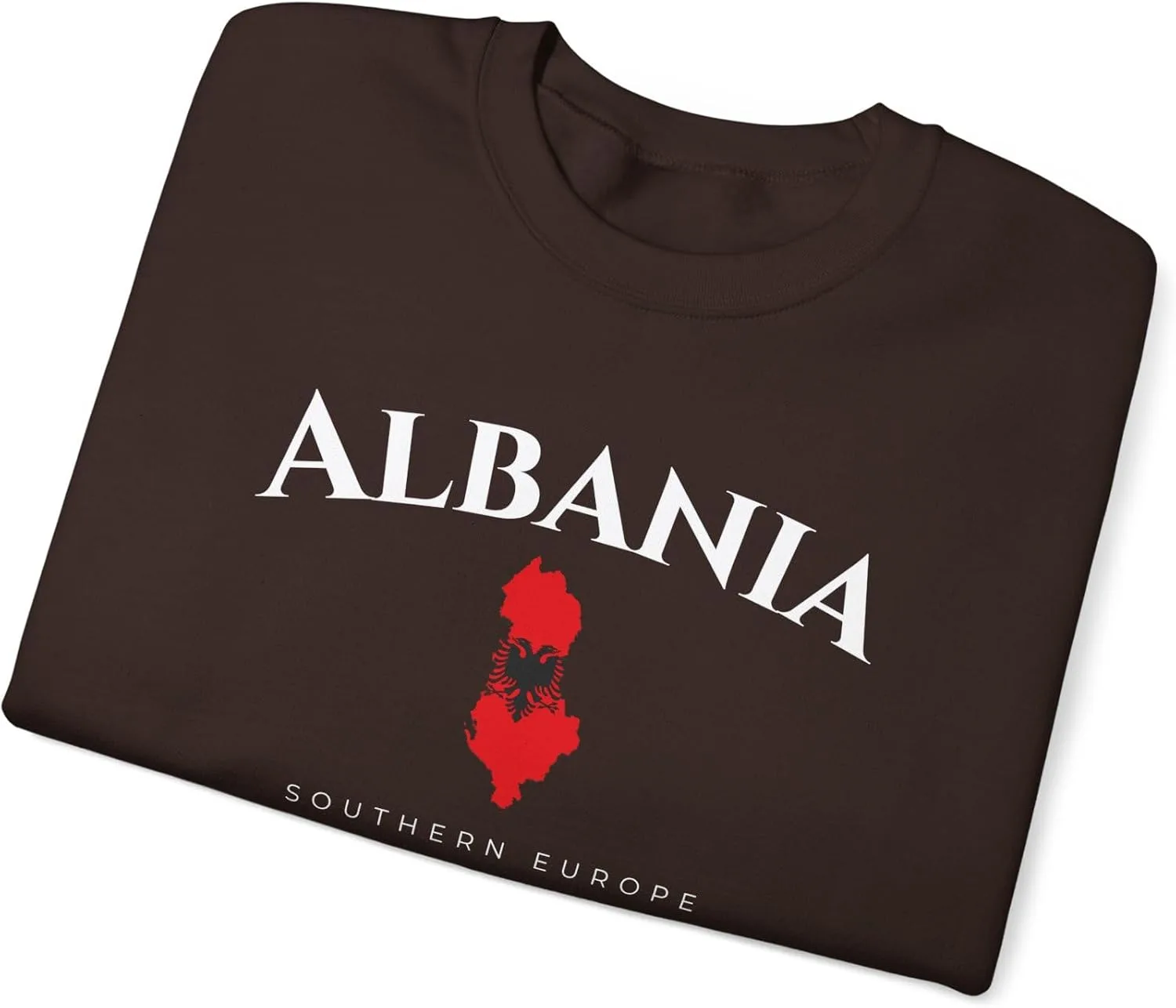Толстовка Heavy Blend Unisex с принтом "Албания" — фото 3