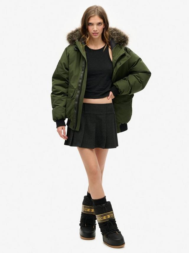 Полосатые зимние ботинки Superdry, Black