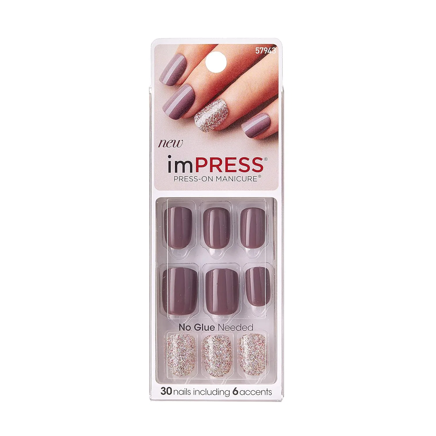 Накладные ногти «imPRESS Nails BIPD051-57943 Night Fever» от Kiss Impress, Multicoloured