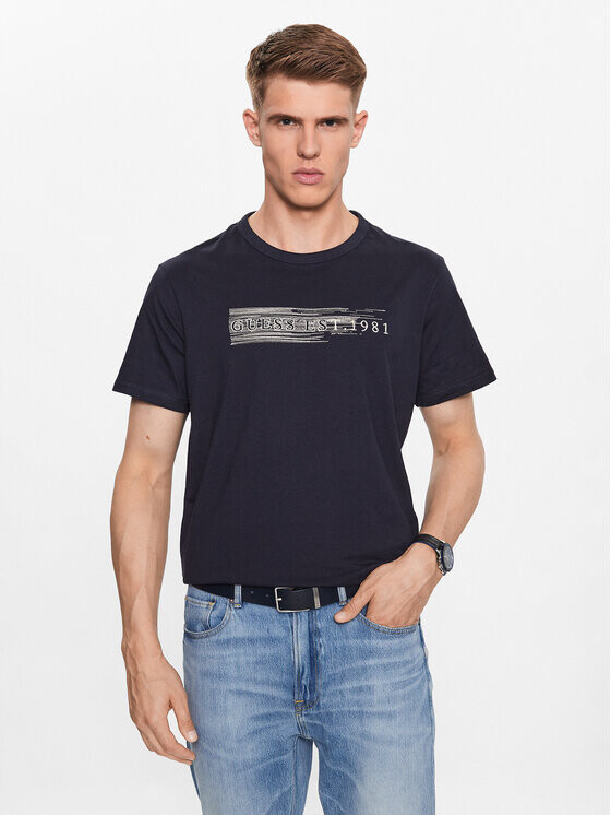 

Футболка стандартного кроя Guess, синий
