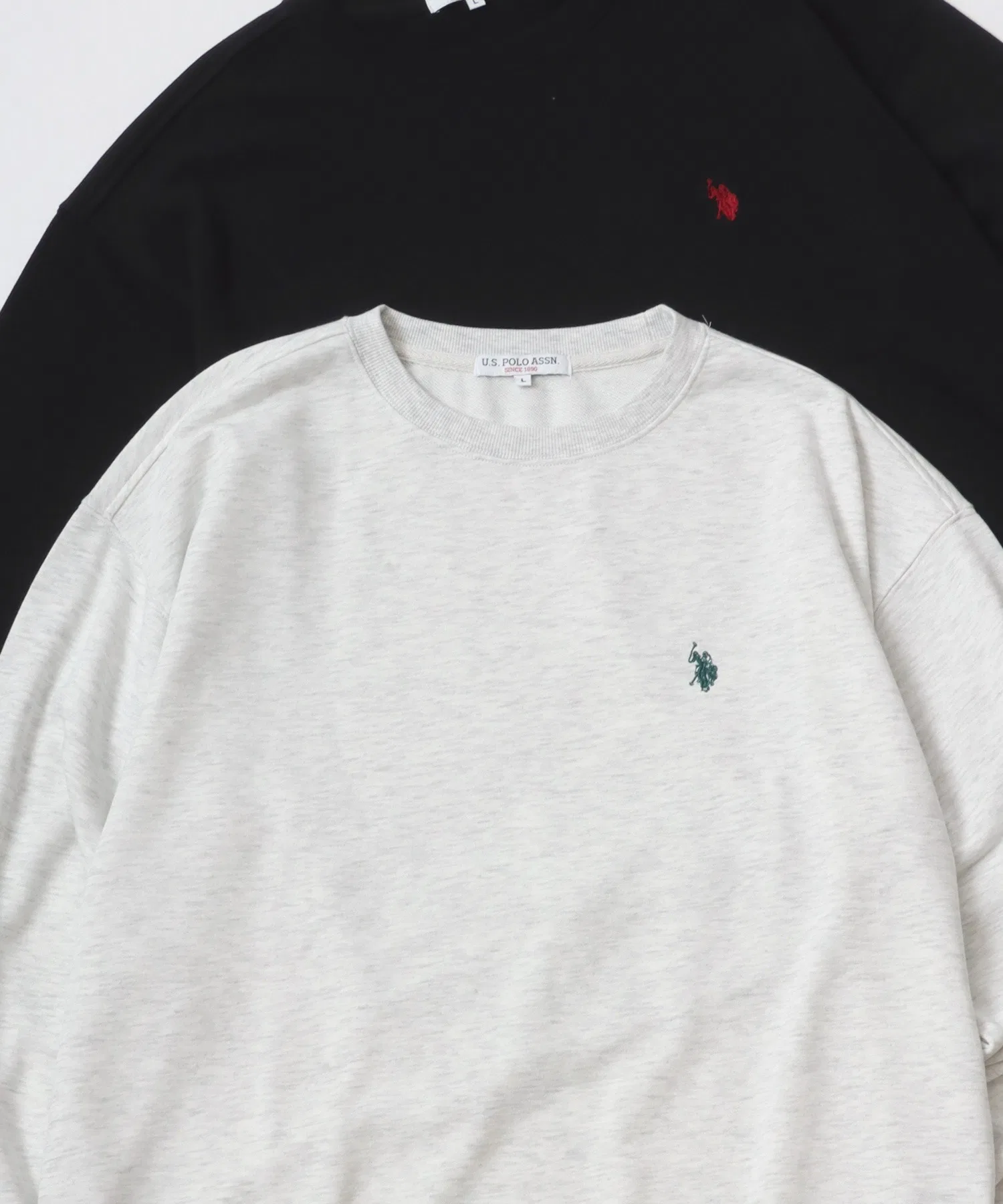 Совместная коллекция US POLO ASSN. и U.S. Polo Assn.: объемная толстовка на флисовой подкладке с вышитым логотипом, длинные рукава, пуловер, для женщин и мужчин.