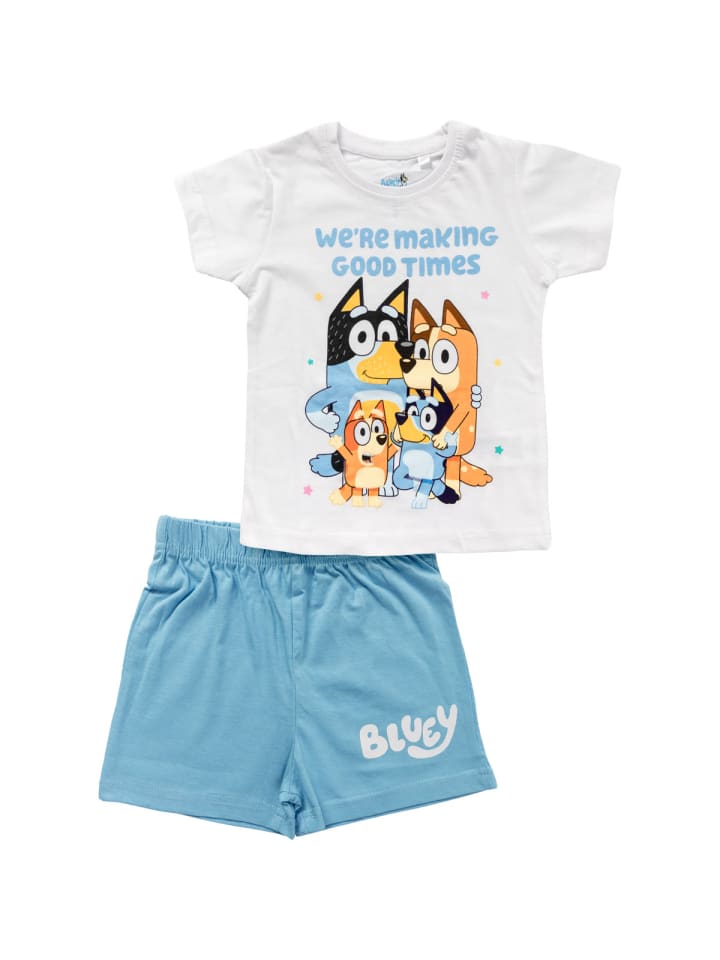 

Bluey Пижама «Блюи и семья» синего цвета
