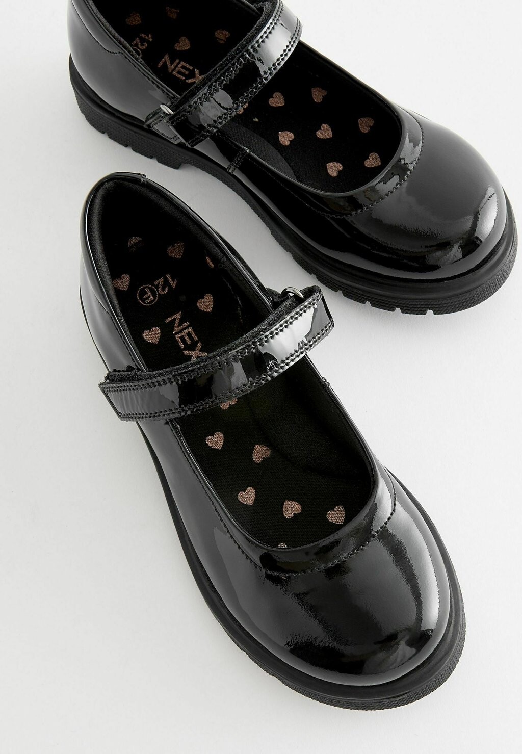 Балетки SCHOOL CHUNKY MARY JANE SHOESFIT (F) Next, цвет black patent — фото 3