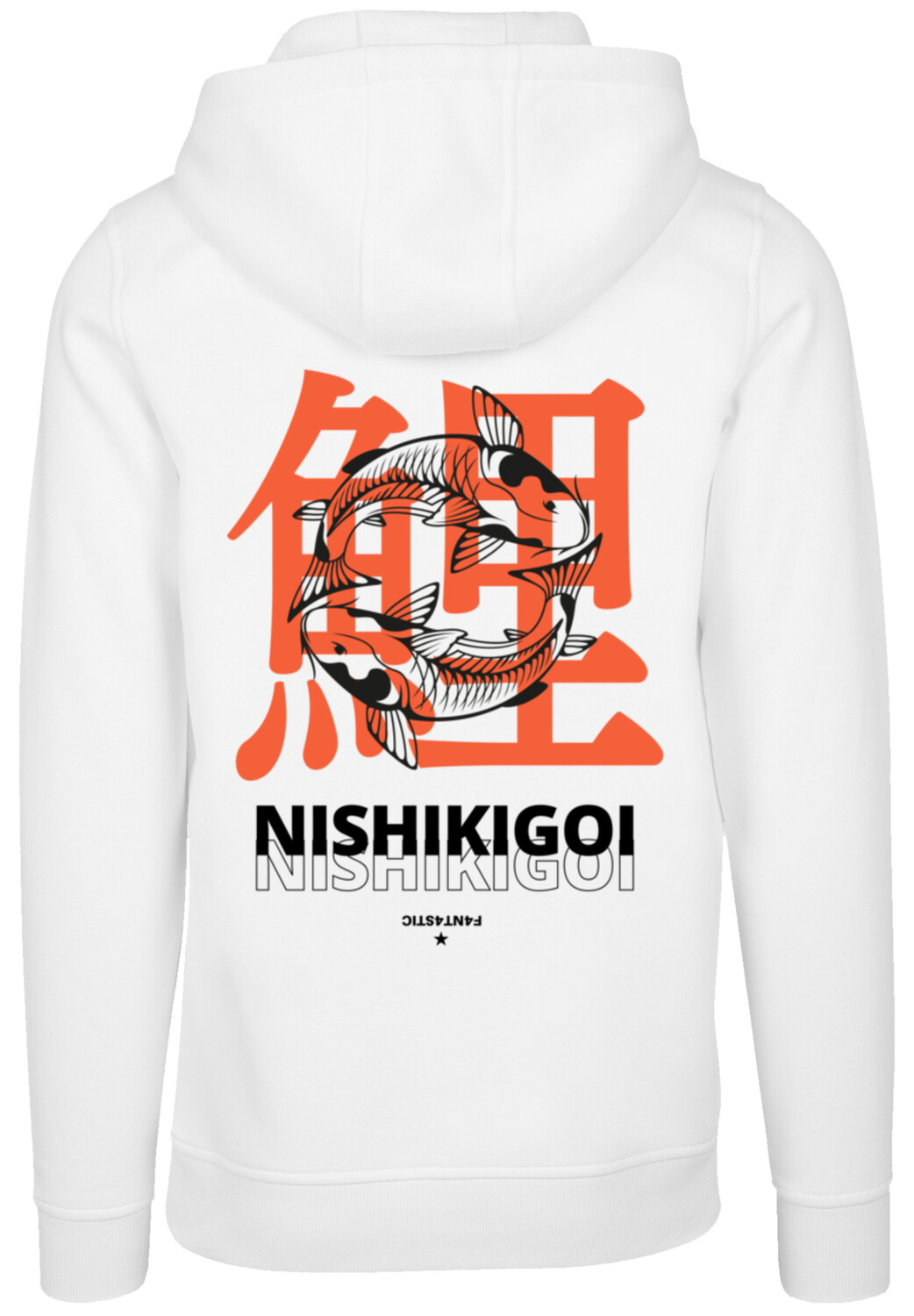 

Пуловер F4NT4STIC Hoodie Nishikigoi, белый