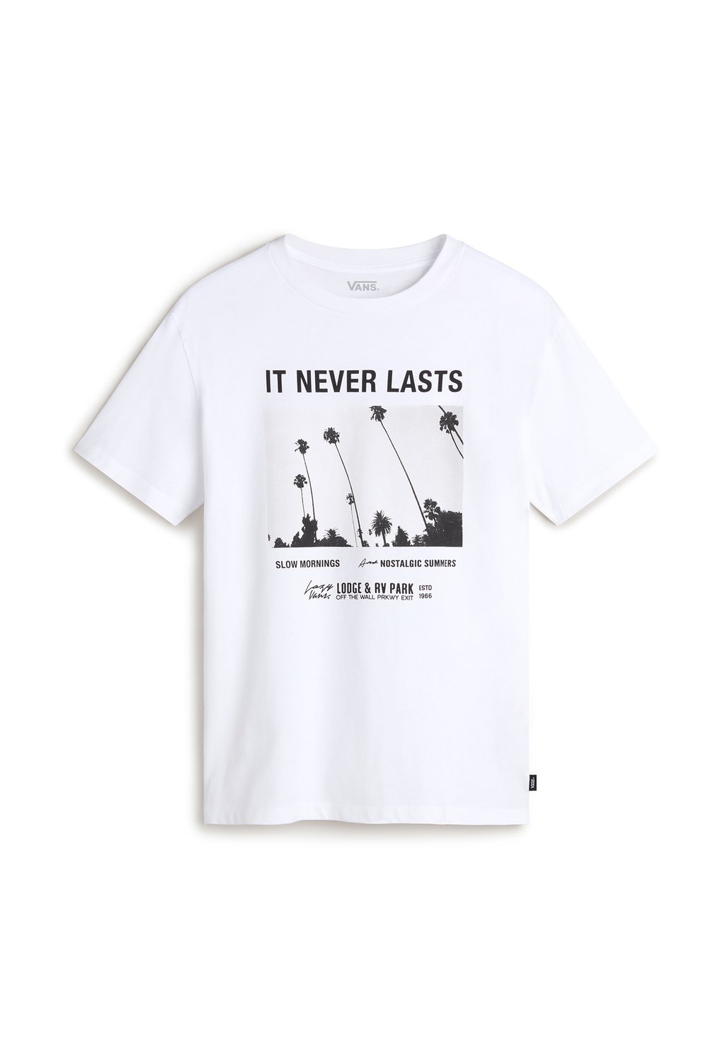 

Футболка с принтом NEVERLASTING OVERSIZED Vans, белый