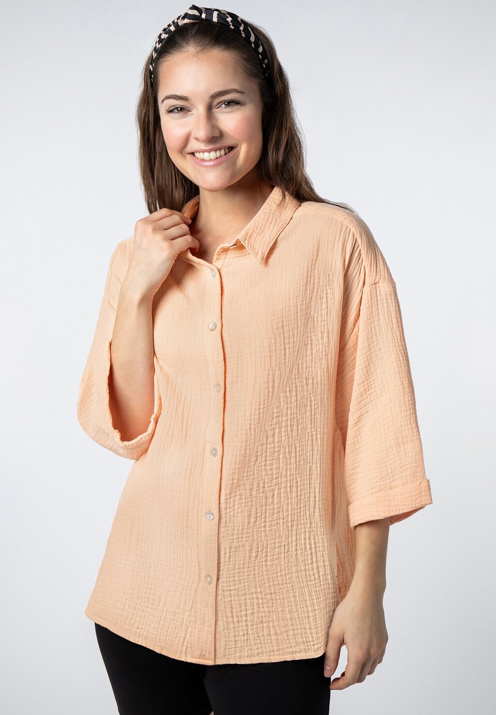 

Блузка-рубашка KURZARM OVERSIZE Sublevel, цвет orange