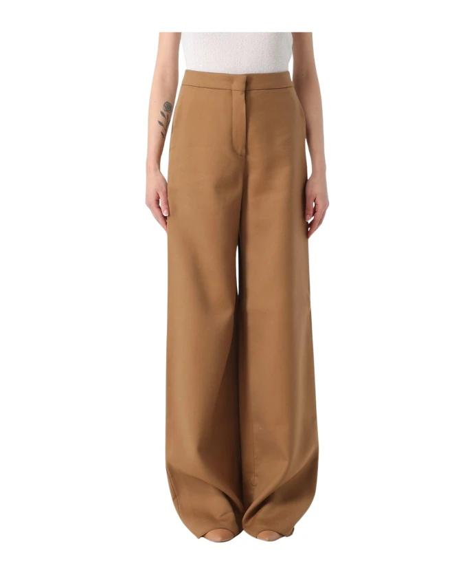 

Широкие брюки, высокая талия Max Mara Studio, коричневый