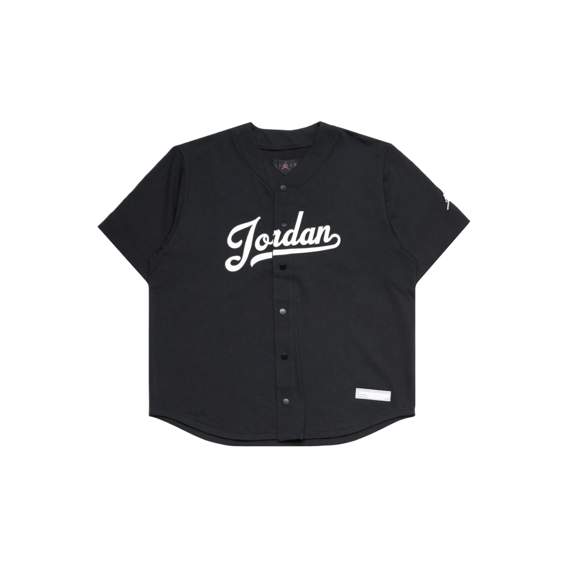 Jordan Летняя бейсбольная куртка MVP мужская черно-белая, Black/White — фото 3