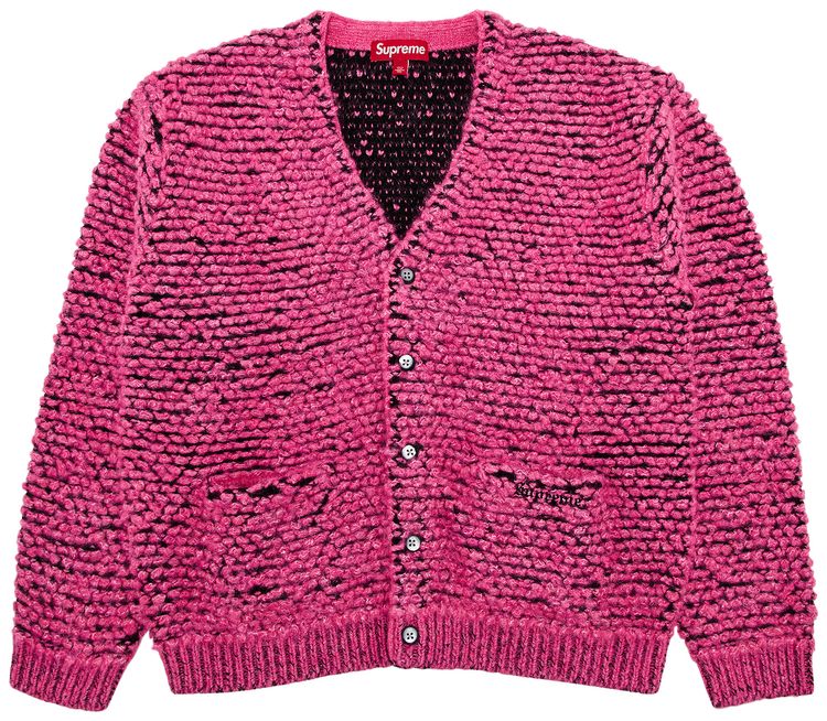 

Кардиган Supreme Textured Knotted Cardigan 'Pink', розовый