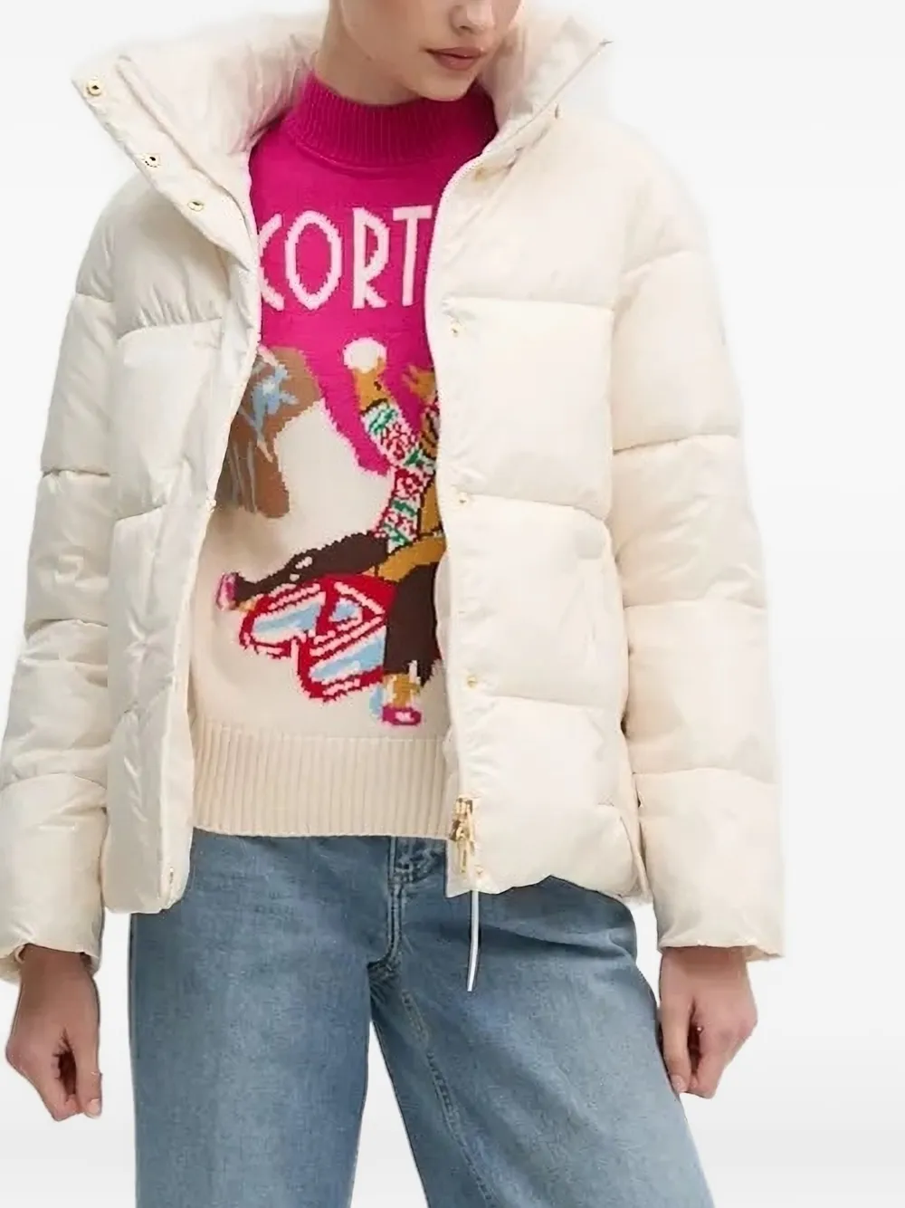 

Стеганая куртка с высоким воротом Joop!, нейтральный