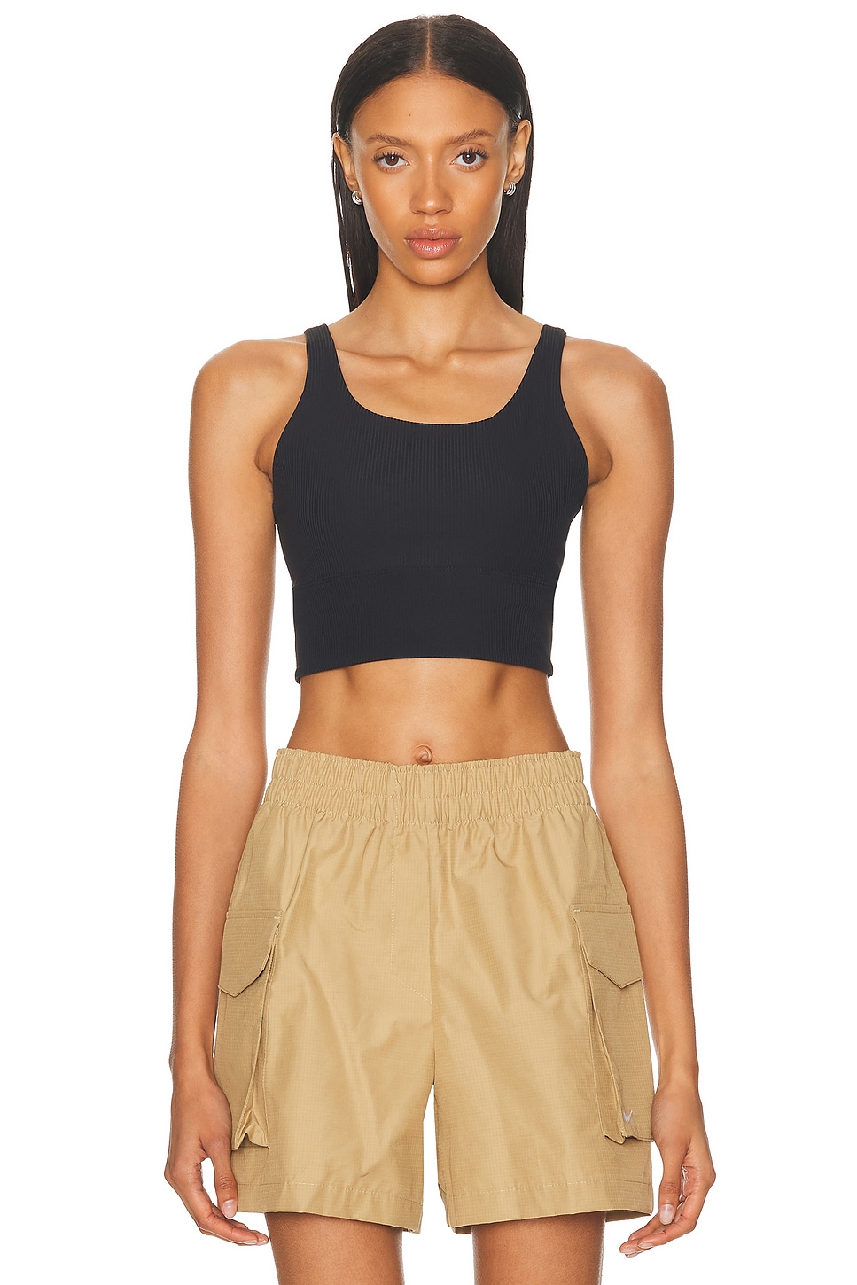 

Топ Zenvy Rib Light Support с мягкой подкладкой Nike, Black