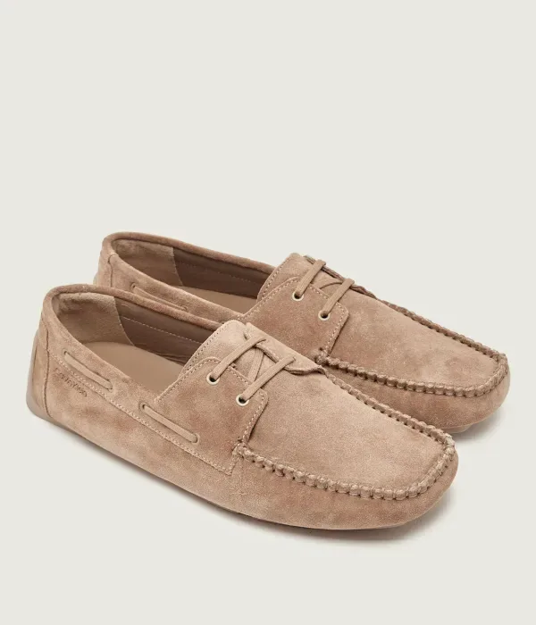 Мокасины водителя Calvin Klein, бежевый — фото 3