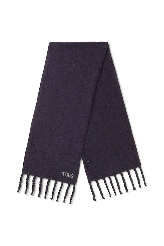 

Шарф с добавлением шерсти TEXTIL Tous, темно-синий